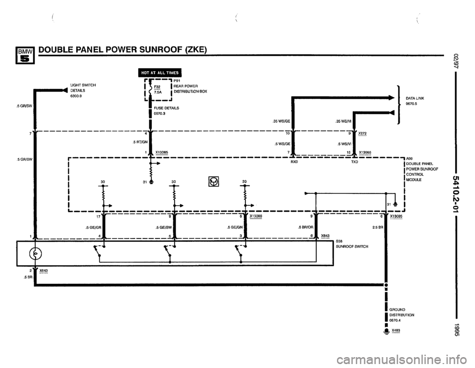 BMW 540i 1995 E34 Electrical Troubleshooting Manual BMW 540i 1995 E34 Electrical Troubleshooting Manual