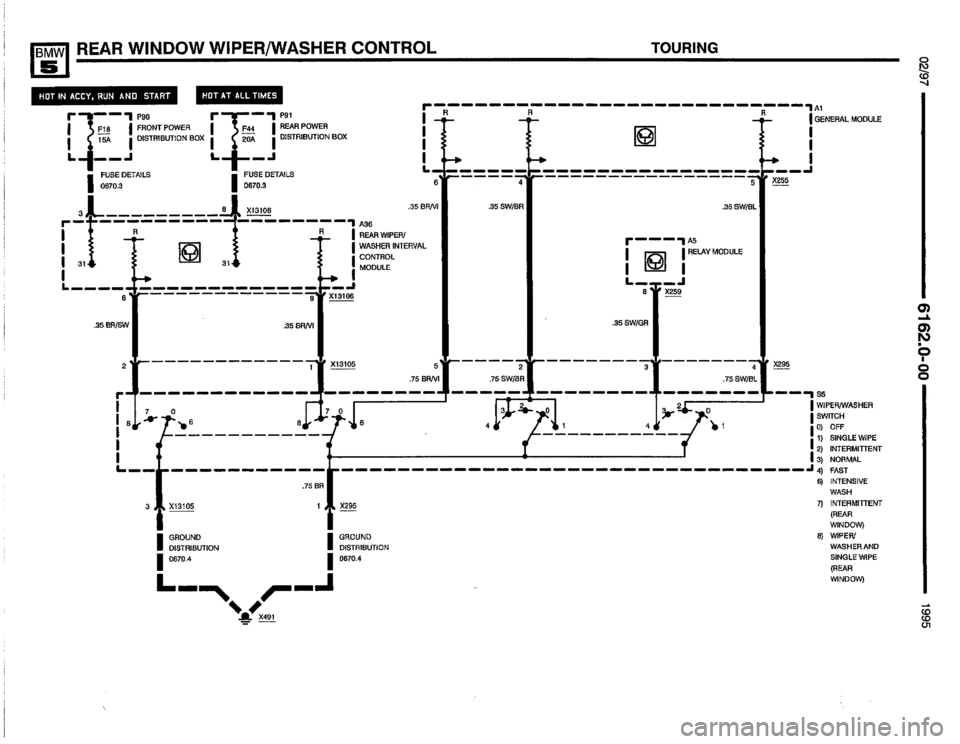 BMW 540i 1995 E34 Electrical Troubleshooting Manual 