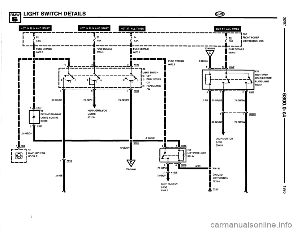 BMW 525i 1995 E34 Electrical Troubleshooting Manual BMW 525i 1995 E34 Electrical Troubleshooting Manual