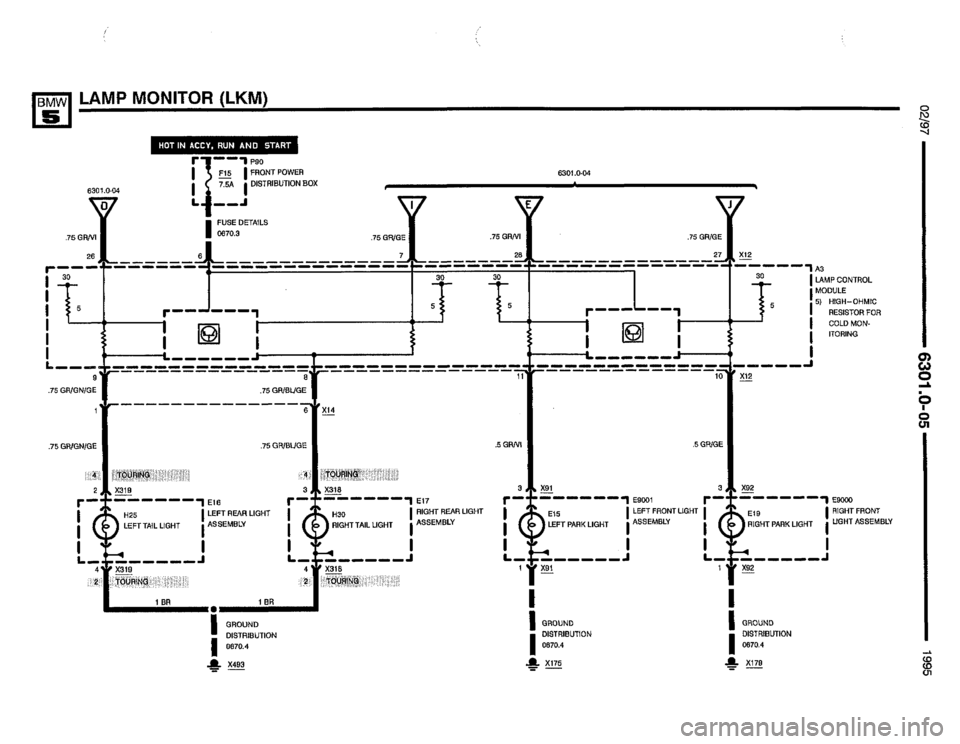 BMW 530i 1995 E34 Electrical Troubleshooting Manual BMW 530i 1995 E34 Electrical Troubleshooting Manual