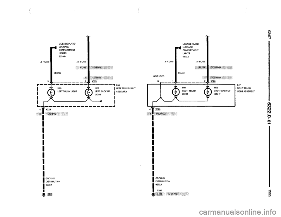 BMW 525i 1995 E34 Electrical Troubleshooting Manual 
