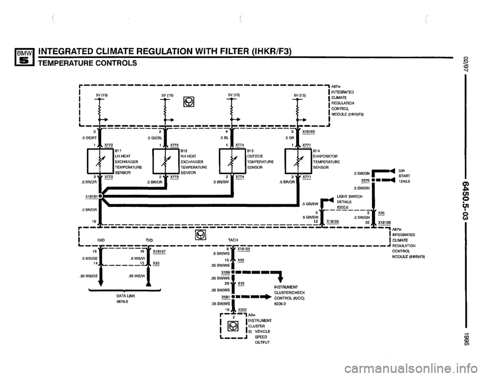 BMW 530i 1995 E34 Electrical Troubleshooting Manual 