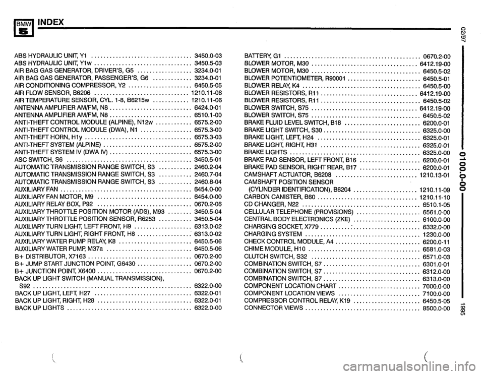 BMW 530i 1995 E34 Electrical Troubleshooting Manual 