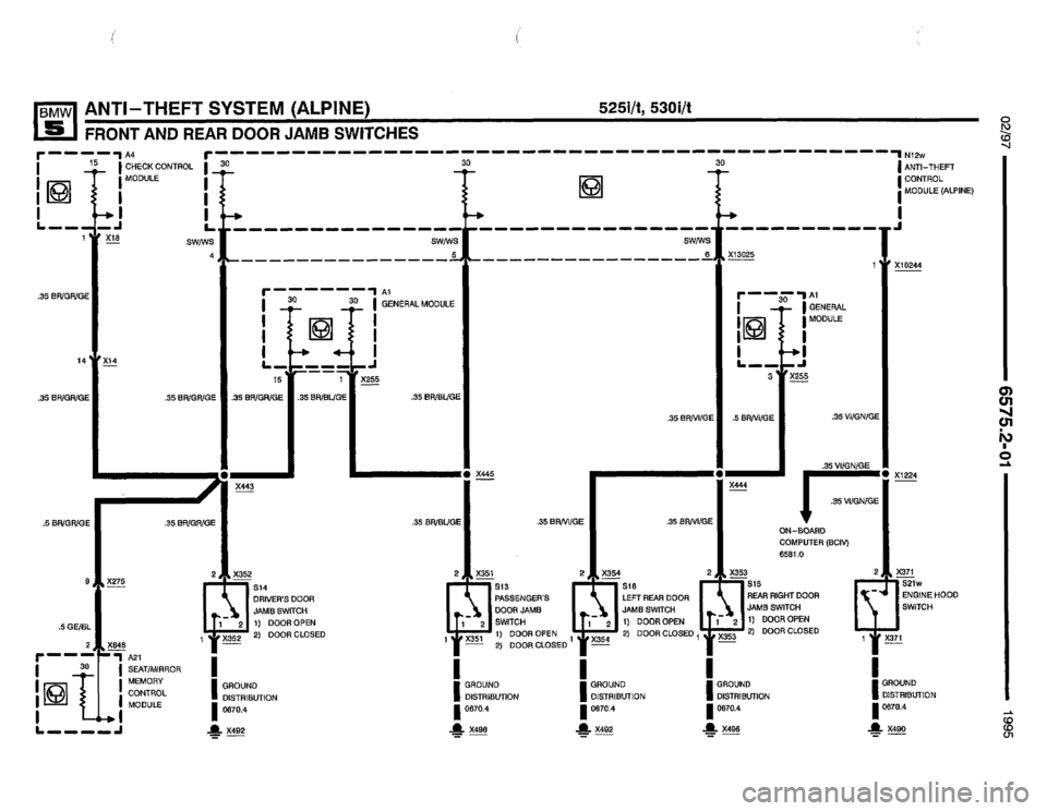 BMW 530i 1995 E34 Electrical Troubleshooting Manual BMW 530i 1995 E34 Electrical Troubleshooting Manual