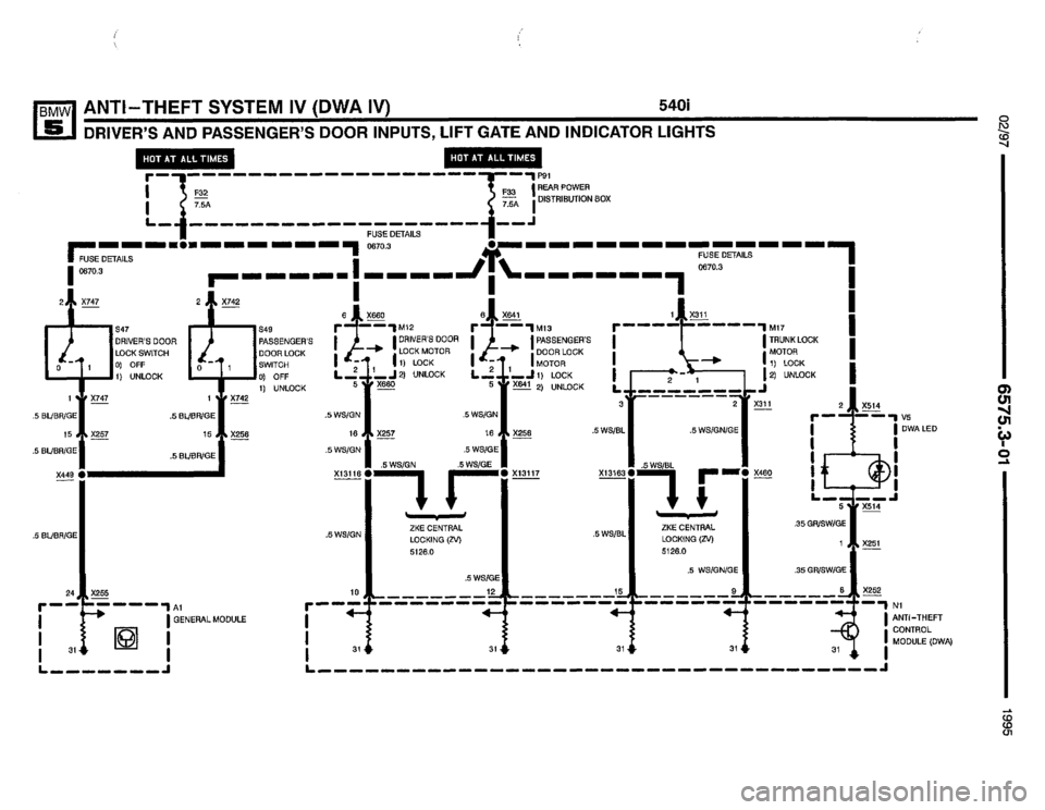 BMW 530i 1995 E34 Electrical Troubleshooting Manual BMW 530i 1995 E34 Electrical Troubleshooting Manual