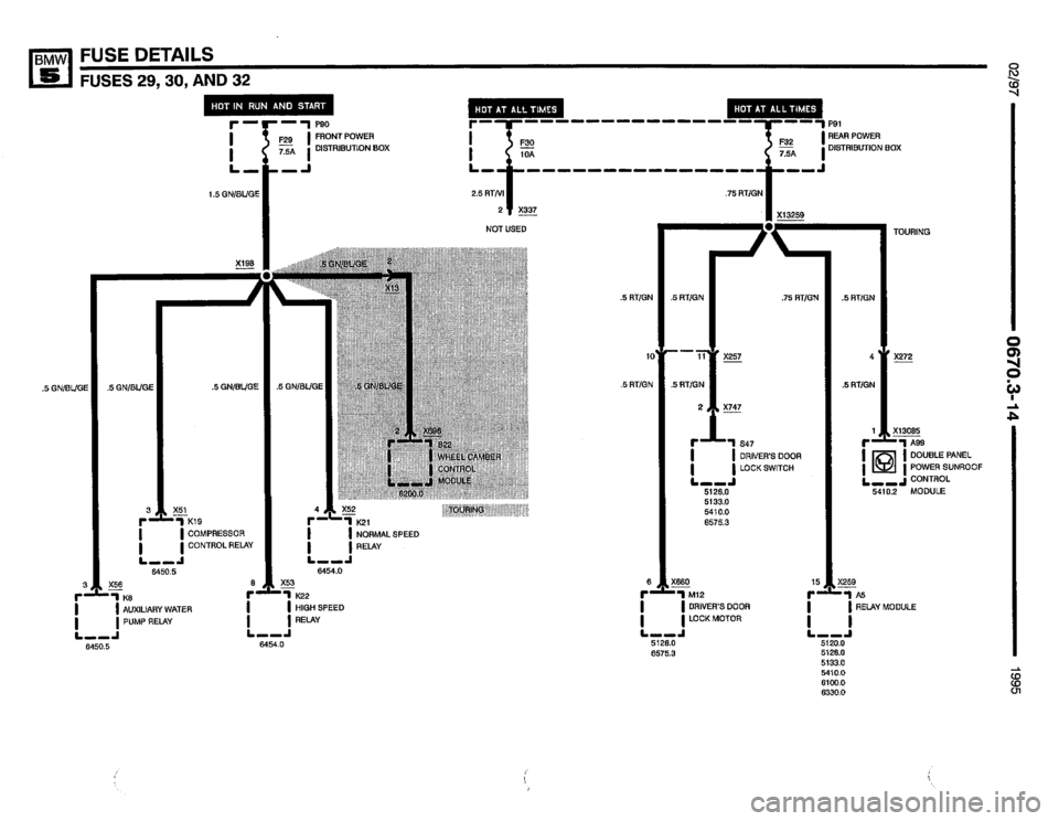 BMW 525it 1995 E34 Electrical Troubleshooting Manual 