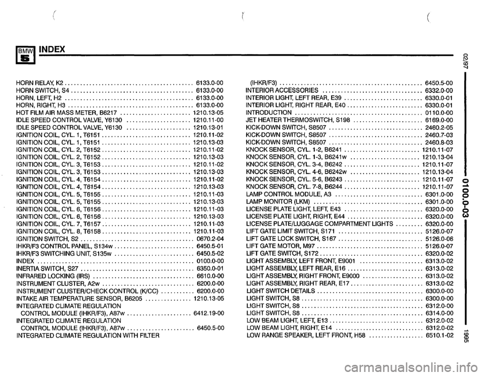 BMW 525i 1995 E34 Electrical Troubleshooting Manual 