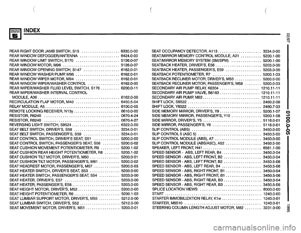 BMW 530it 1995 E34 Electrical Troubleshooting Manual 