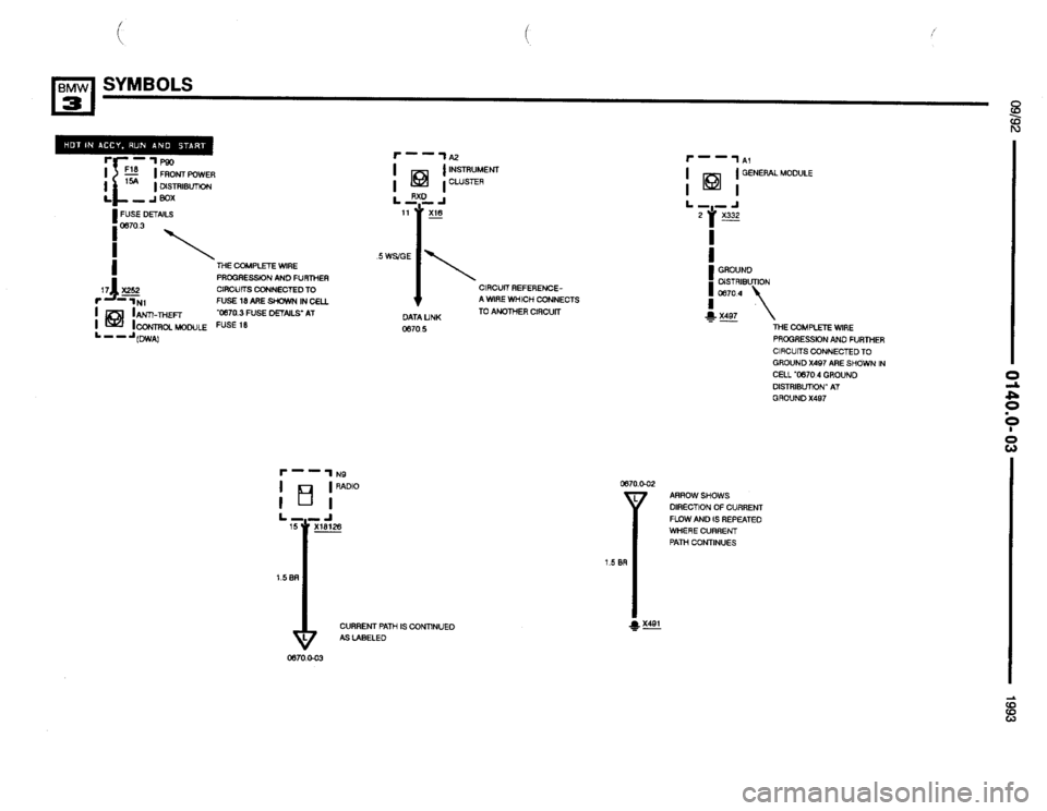 BMW 325is 1993 E36 Electrical Troubleshooting Manual 