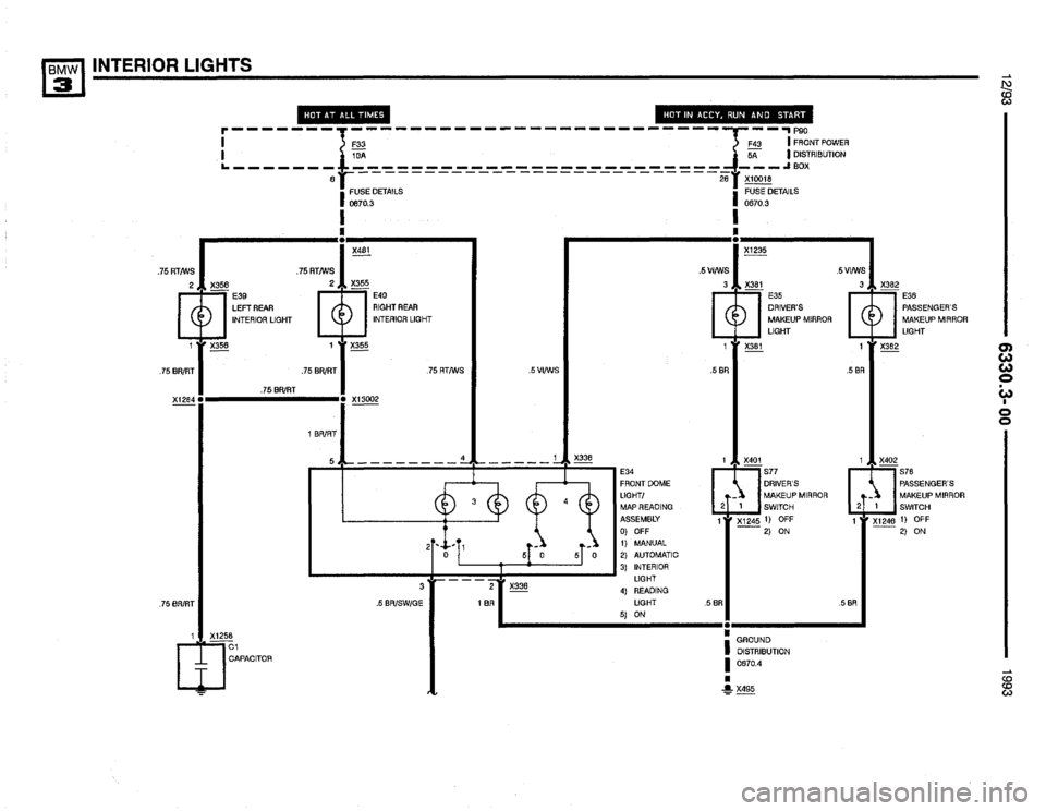 BMW 318i 1993 E36 Electrical Troubleshooting Manual BMW 318i 1993 E36 Electrical Troubleshooting Manual