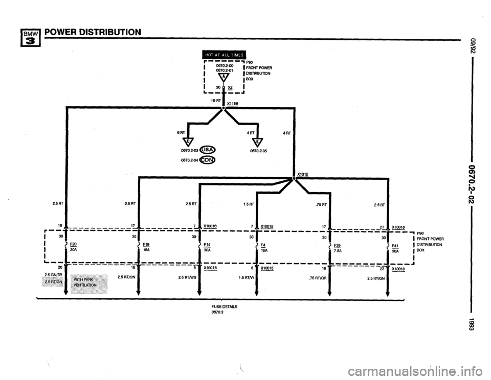 BMW 325i 1993 E36 Electrical Troubleshooting Manual 