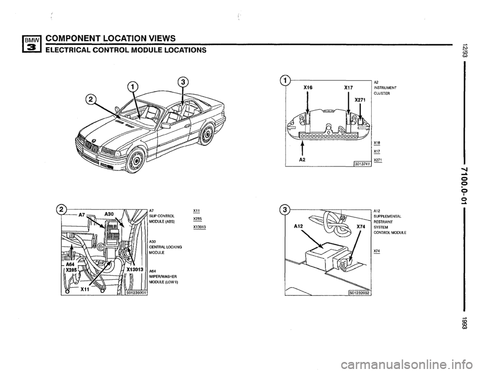 BMW 325is 1993 E36 Electrical Troubleshooting Manual 