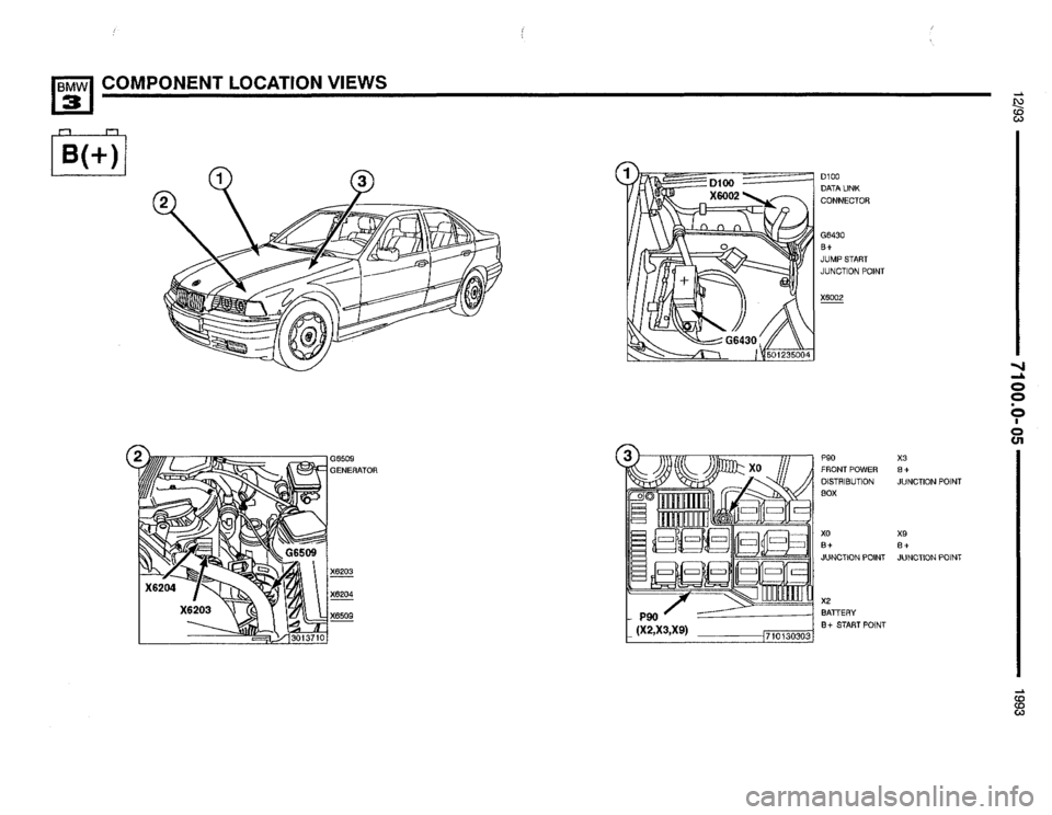 BMW 325is 1993 E36 Electrical Troubleshooting Manual 