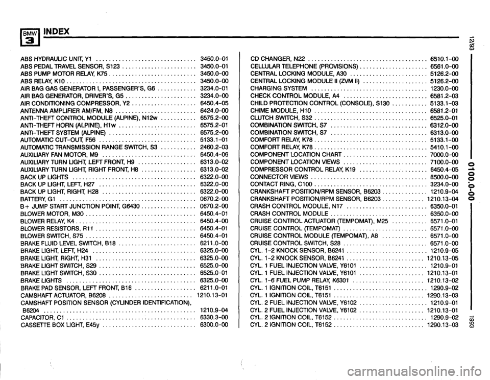 BMW 318is 1993 E36 Electrical Troubleshooting Manual 