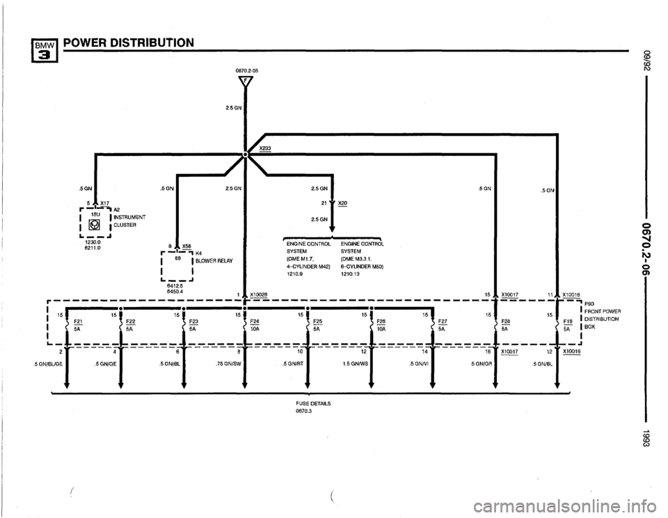 BMW 325i 1993 E36 Electrical Troubleshooting Manual 