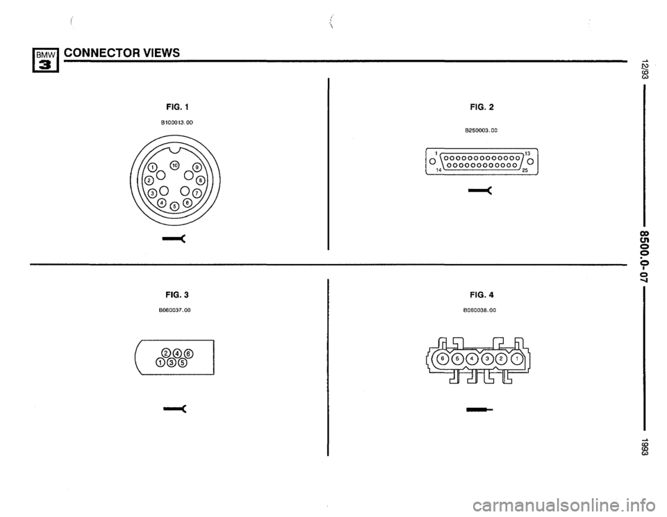 BMW 325is 1993 E36 Electrical Troubleshooting Manual 