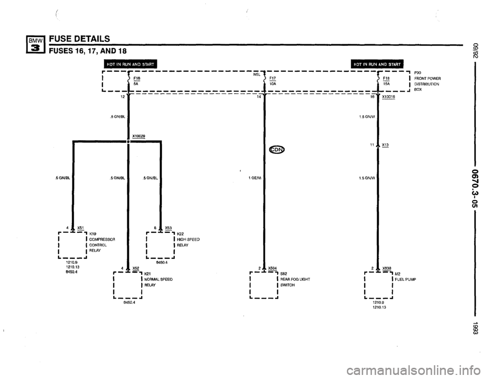 BMW 325i 1993 E36 Electrical Troubleshooting Manual 