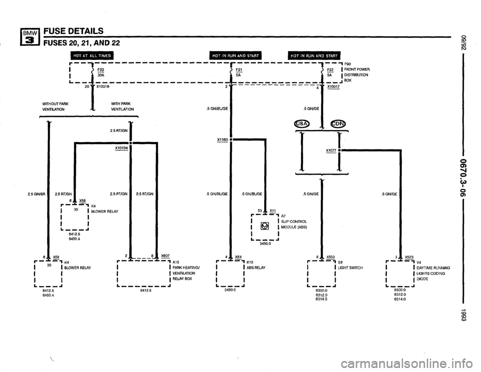 BMW 325is 1993 E36 Electrical Troubleshooting Manual 