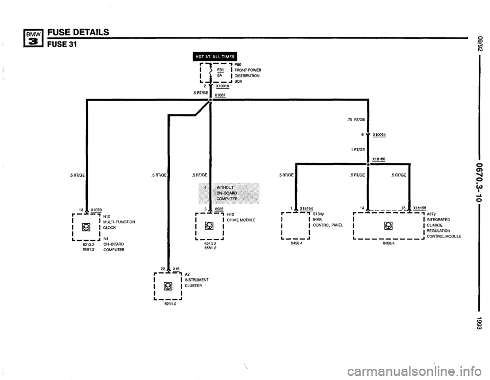 BMW 318is 1993 E36 Electrical Troubleshooting Manual 