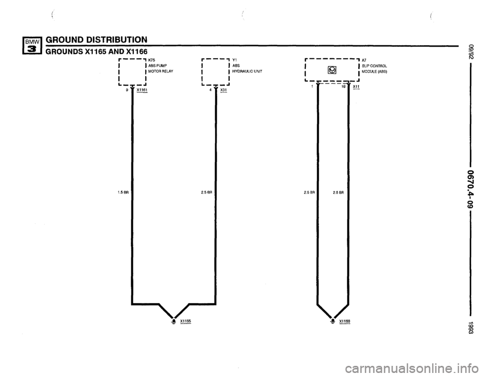 BMW 325i 1993 E36 Electrical Troubleshooting Manual 