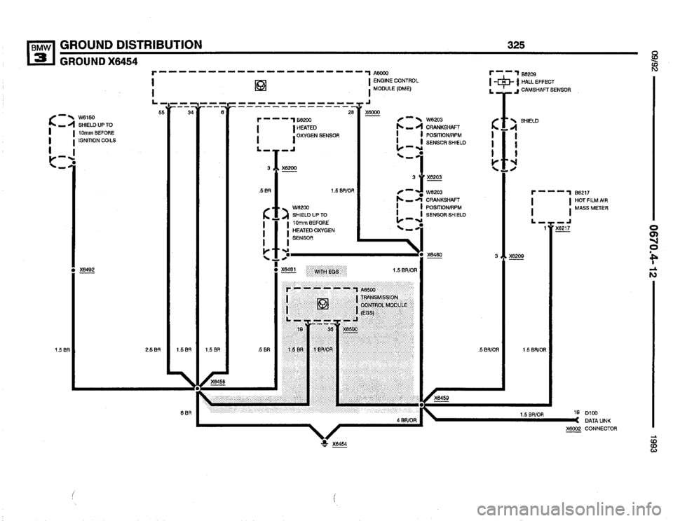 BMW 325i 1993 E36 Electrical Troubleshooting Manual 