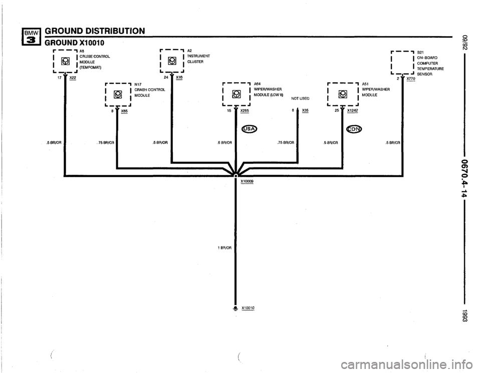 BMW 325i 1993 E36 Electrical Troubleshooting Manual 