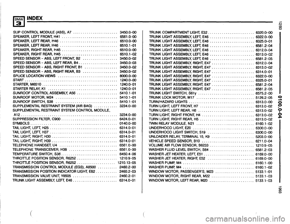 BMW 318is 1993 E36 Electrical Troubleshooting Manual 