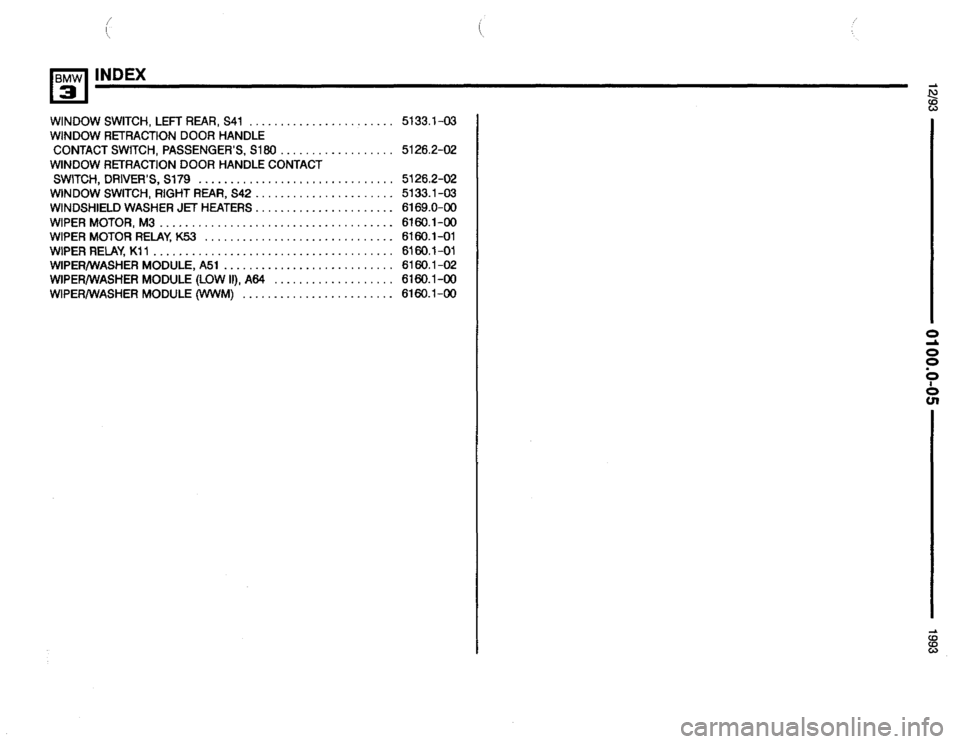 BMW 318is 1993 E36 Electrical Troubleshooting Manual 