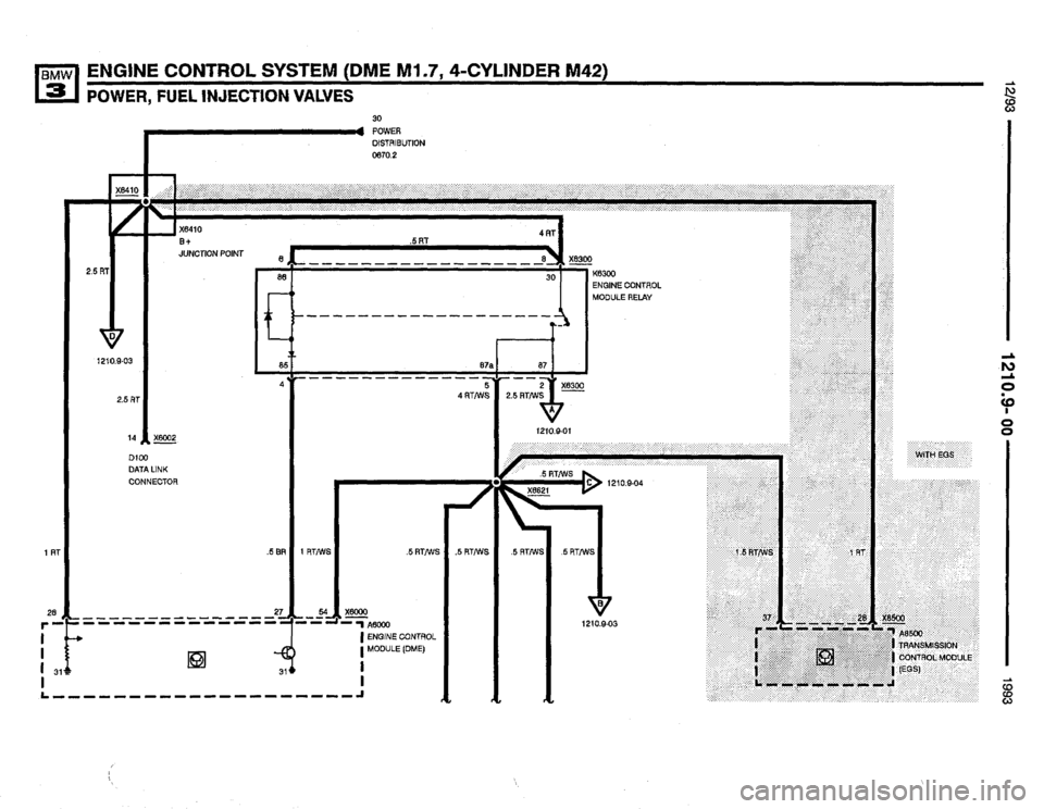 BMW 325i 1993 E36 Electrical Troubleshooting Manual 