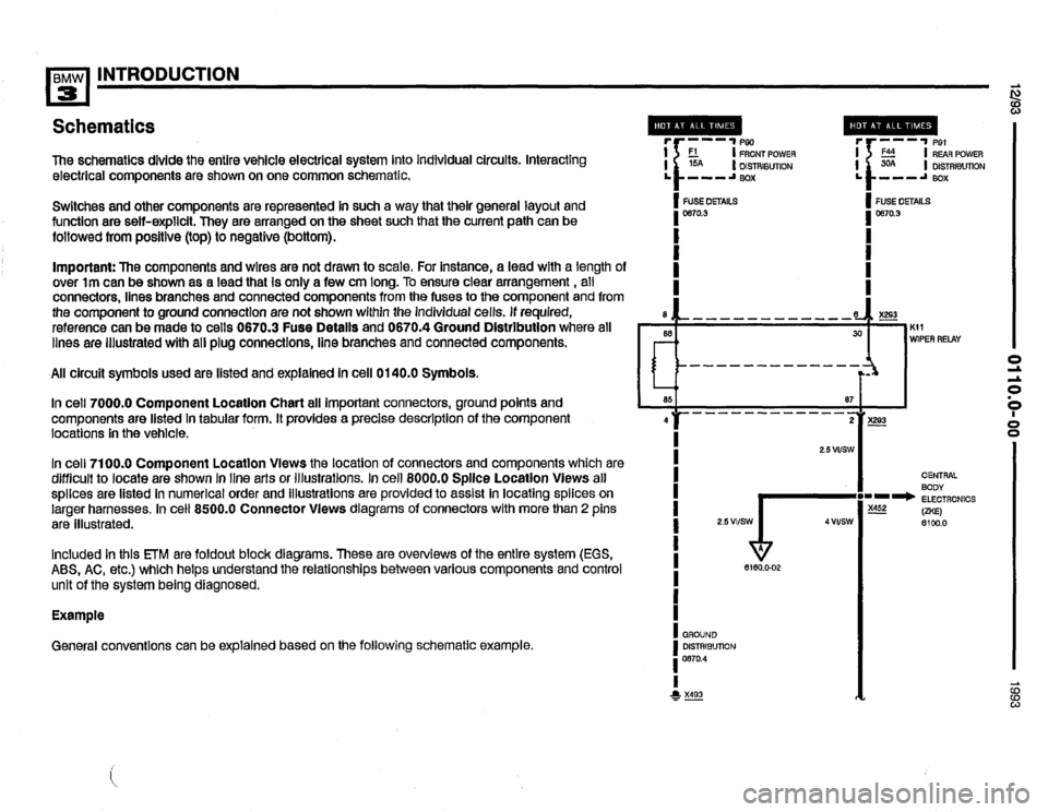 BMW 318is 1993 E36 Electrical Troubleshooting Manual 