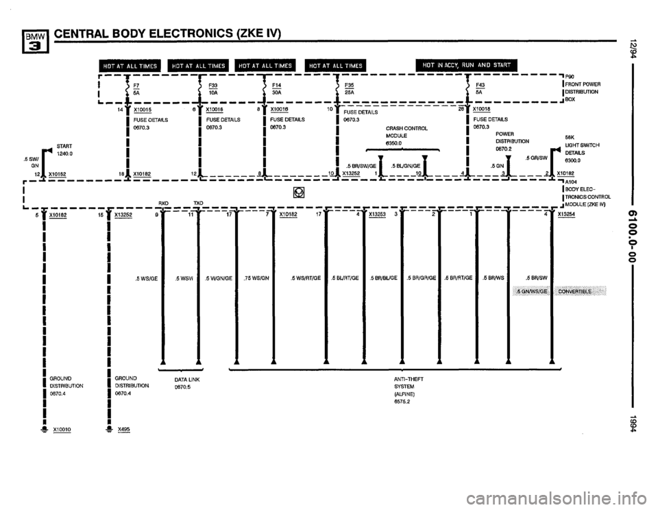 BMW 325i 1994 E36 Electrical Troubleshooting Manual BMW 325i 1994 E36 Electrical Troubleshooting Manual