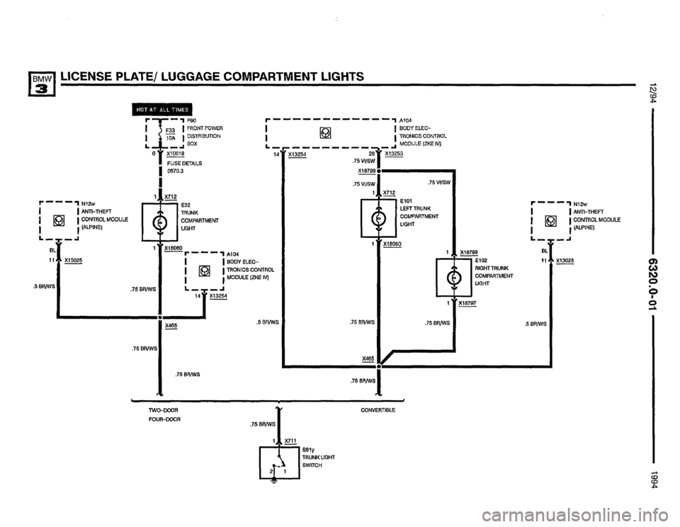 BMW 325i 1994 E36 Electrical Troubleshooting Manual BMW 325i 1994 E36 Electrical Troubleshooting Manual