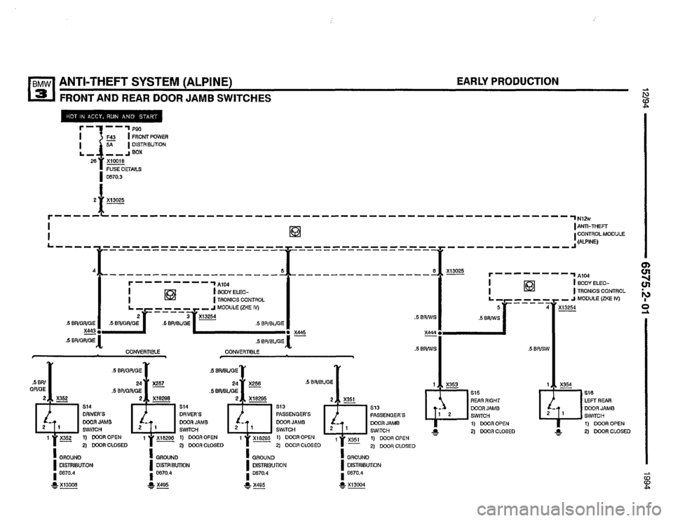 BMW 325i 1994 E36 Electrical Troubleshooting Manual BMW 325i 1994 E36 Electrical Troubleshooting Manual