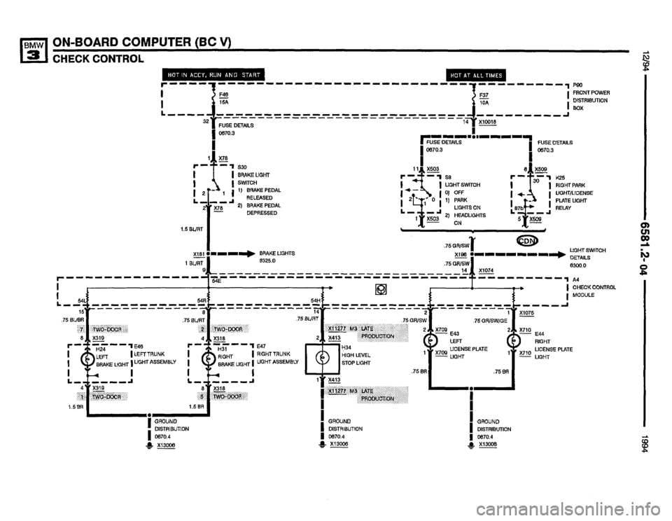 BMW 325i 1994 E36 Electrical Troubleshooting Manual BMW 325i 1994 E36 Electrical Troubleshooting Manual
