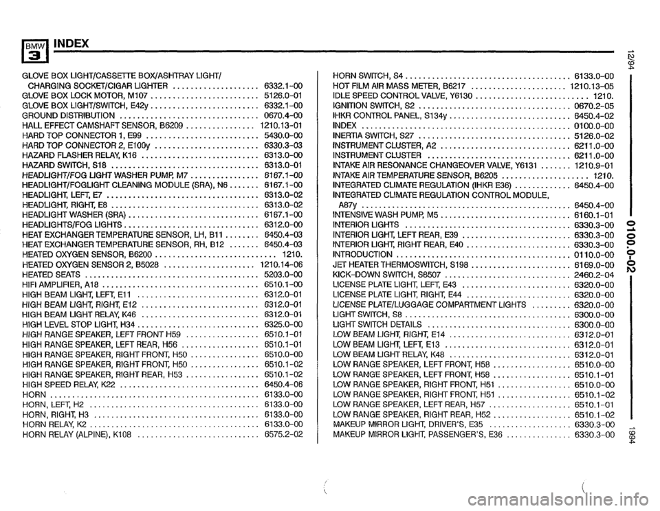 BMW 320i 1994 E36 Electrical Troubleshooting Manual 