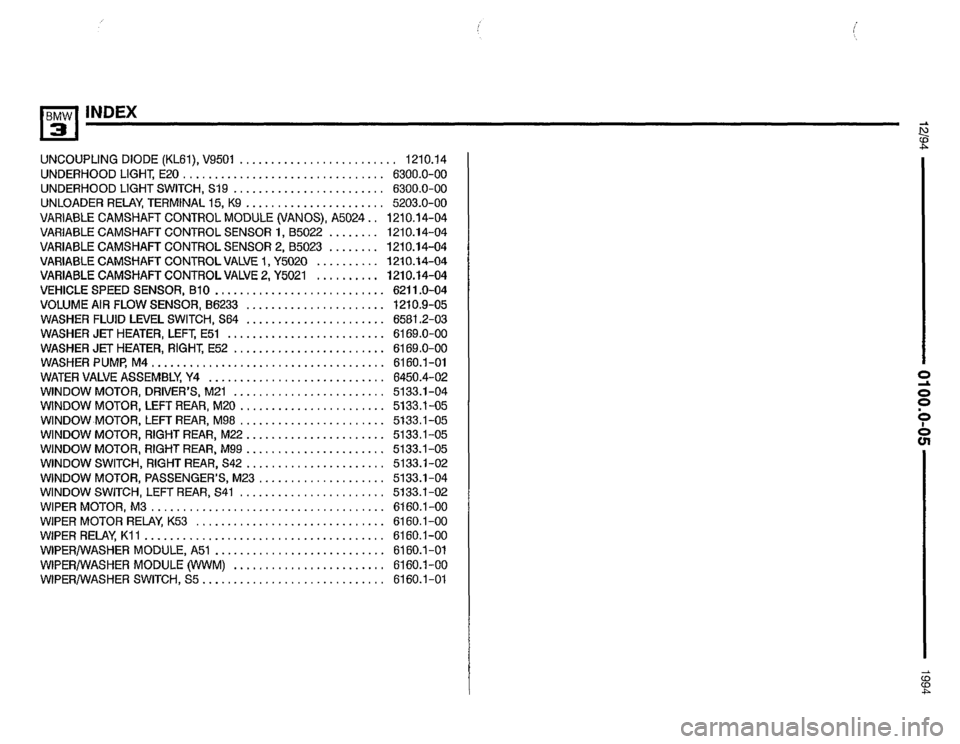 BMW 325i 1994 E36 Electrical Troubleshooting Manual 