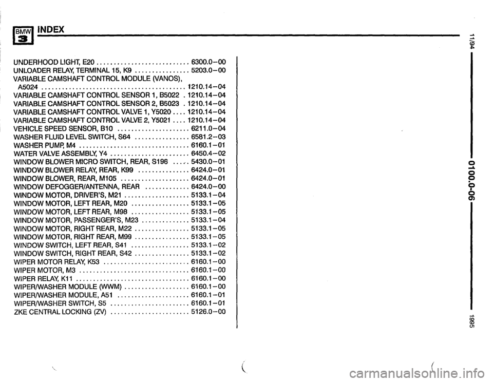 BMW 318i 1995 E36 Electrical Troubleshooting Manual 