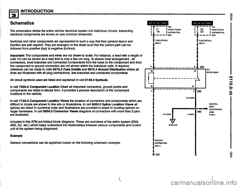 BMW 318i 1995 E36 Electrical Troubleshooting Manual 