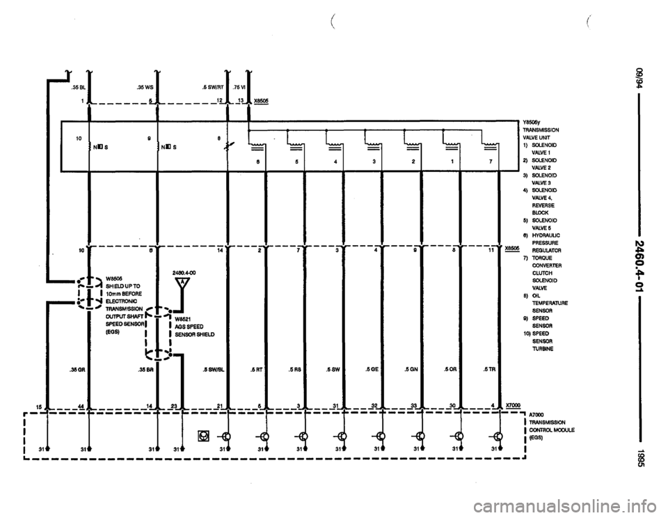 BMW 320i 1995 E36 Electrical Troubleshooting Manual 
