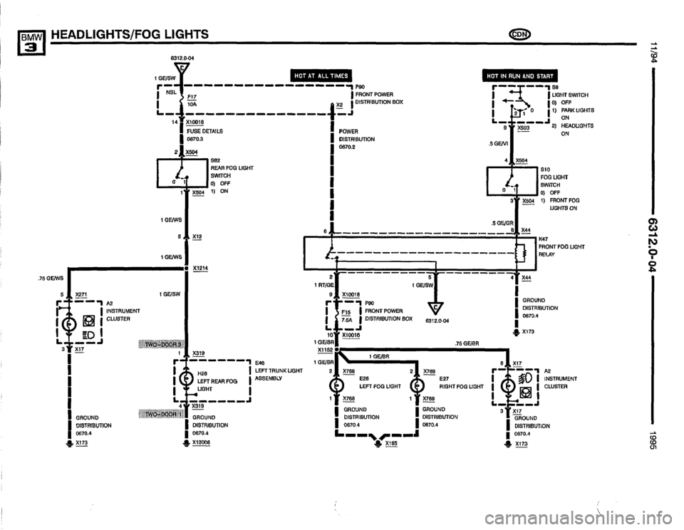 BMW 320i 1995 E36 Electrical Troubleshooting Manual BMW 320i 1995 E36 Electrical Troubleshooting Manual
