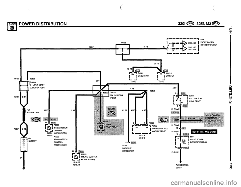 BMW M3 1995 E36 Electrical Troubleshooting Manual 