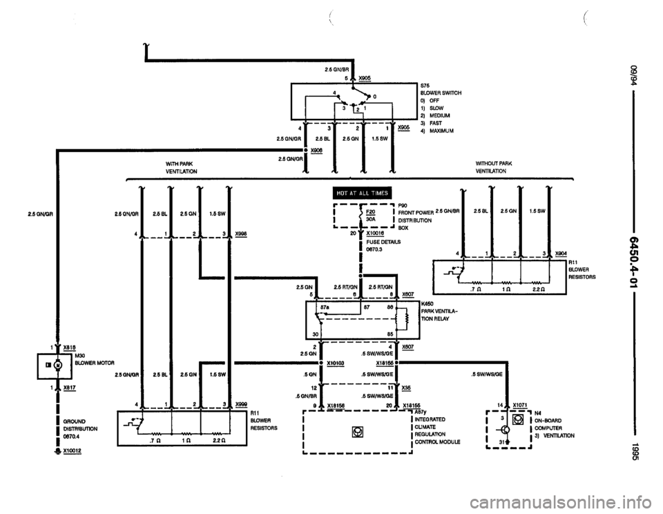 BMW 325i 1995 E36 Electrical Troubleshooting Manual 