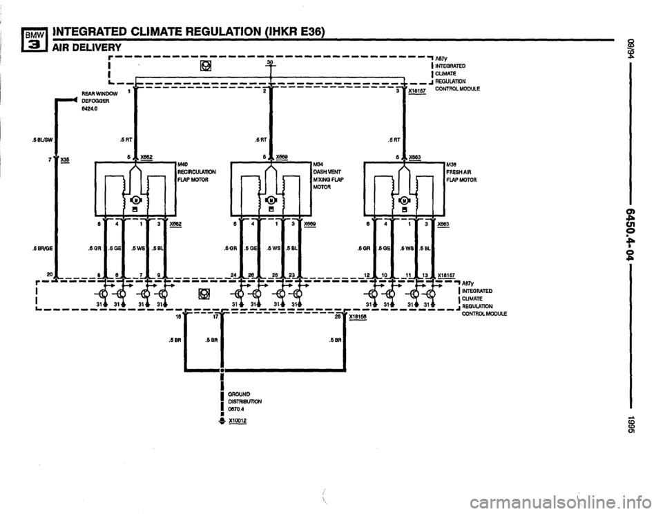 BMW 325i 1995 E36 Electrical Troubleshooting Manual 