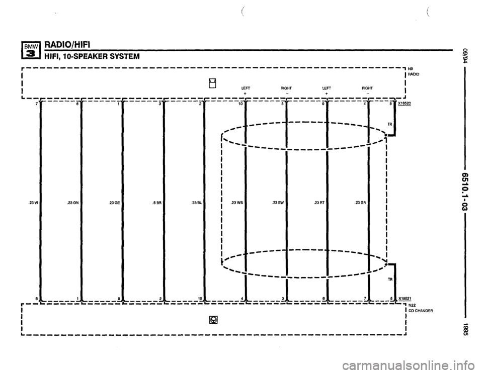 BMW 320i 1995 E36 Electrical Troubleshooting Manual 