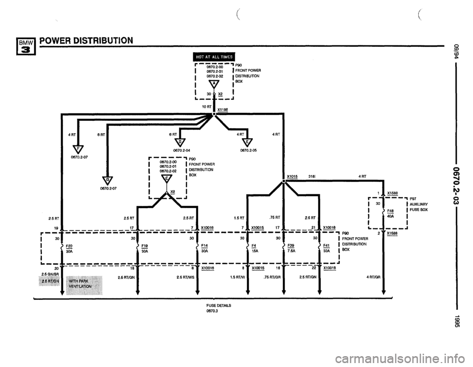 BMW M3 1995 E36 Electrical Troubleshooting Manual 