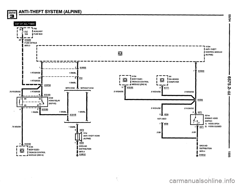 BMW 320i 1995 E36 Electrical Troubleshooting Manual BMW 320i 1995 E36 Electrical Troubleshooting Manual