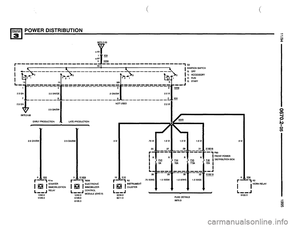 BMW M3 1995 E36 Electrical Troubleshooting Manual 