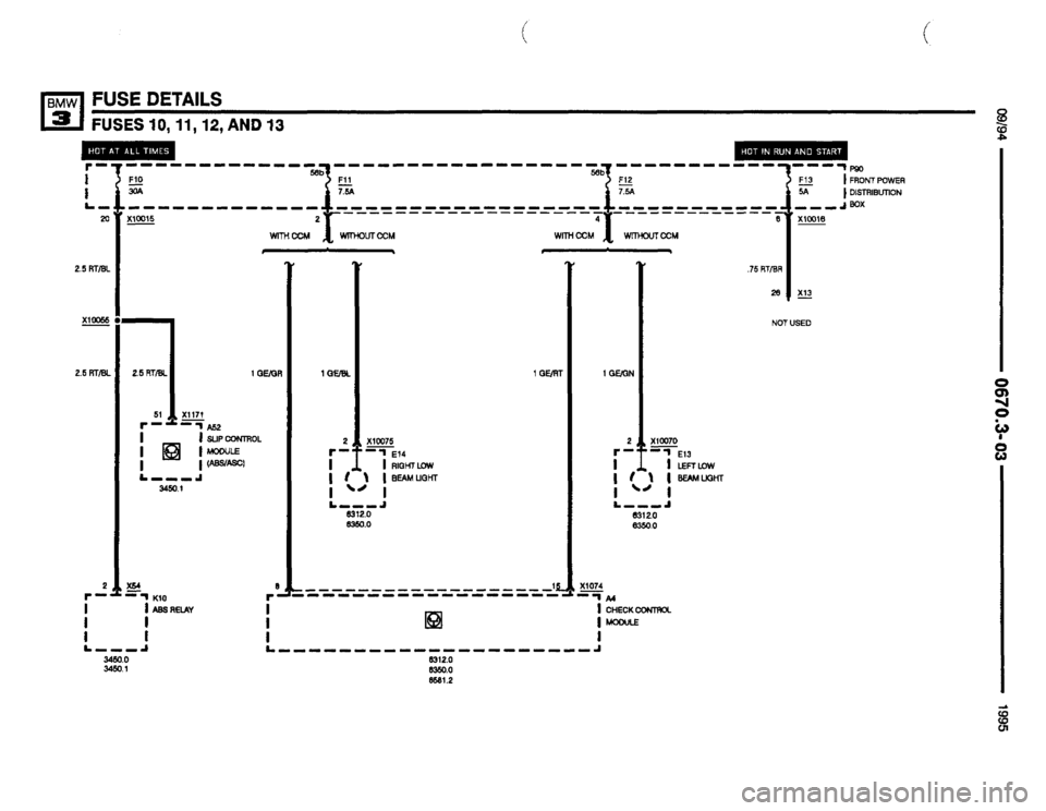 BMW M3 1995 E36 Electrical Troubleshooting Manual 