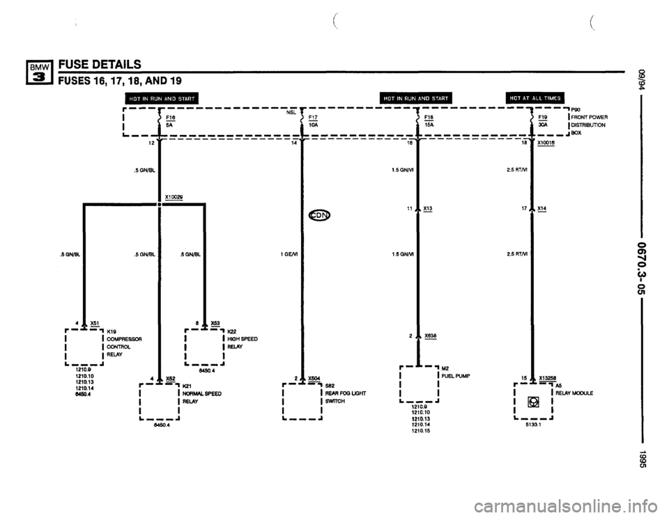 BMW 318i 1995 E36 Electrical Troubleshooting Manual 