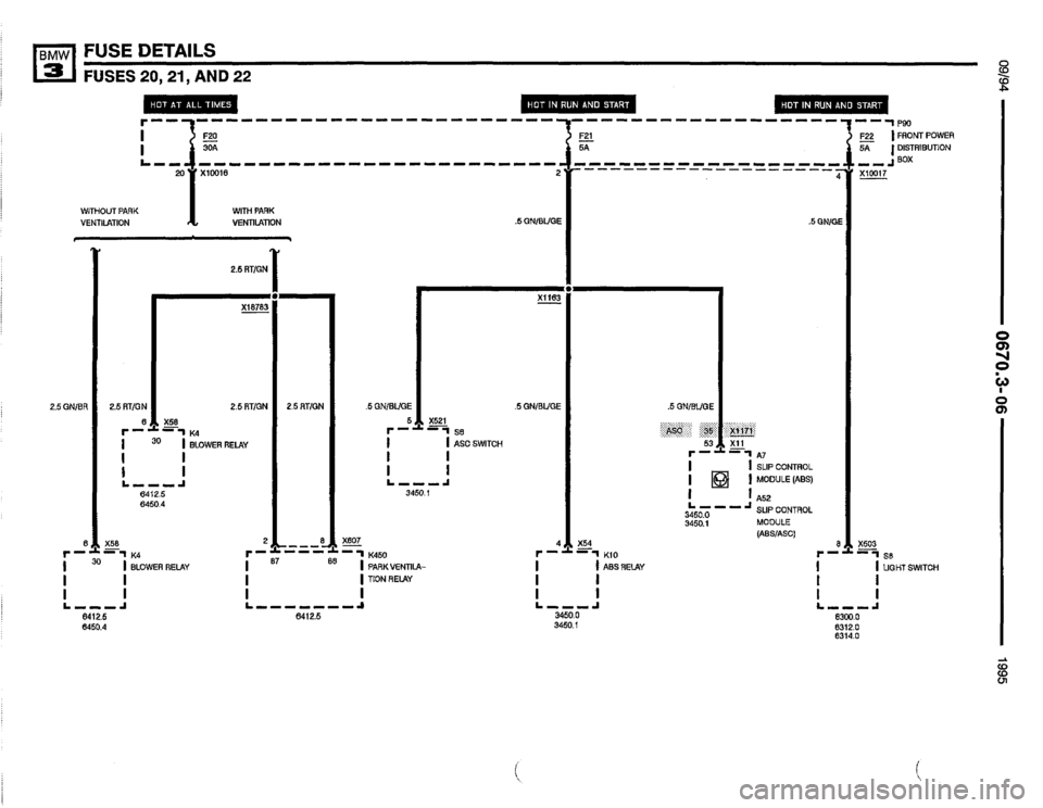 BMW 325i 1995 E36 Electrical Troubleshooting Manual 